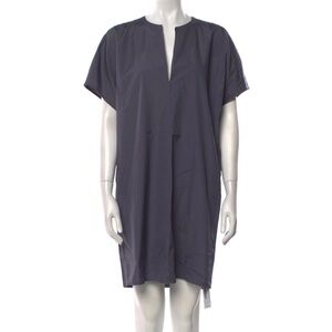 VINCE- 100% Cotton-Popover Shift Dress w/Pockets